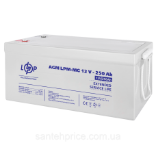 Акумулятор мультигелевий LPM-MG 12V - 250 Ah