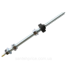 Комбінований гвинт-шуруп 10х200 мм (комплект) оцинкований