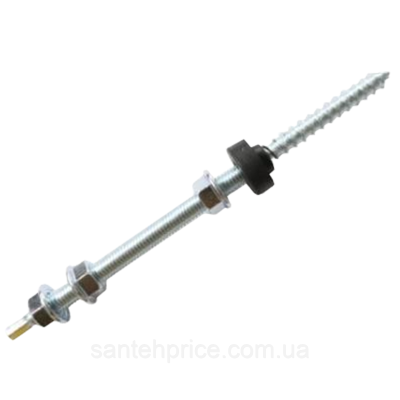 Комбінований гвинт-шуруп 10х200 мм (комплект) оцинкований