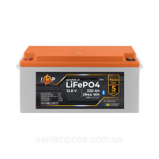 Акумулятор LP LiFePO4 12,8V - 230 Ah (2944Wh) (BMS 100A/100А) пластик Smart BT