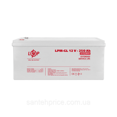 Акумулятор гелевий LPM-GL 12V - 250 Ah