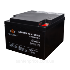 Акумулятор AGM LPM 12V - 26 Ah під болт М5