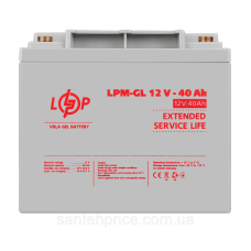 Акумулятор гелевий LPM-GL 12V - 40 Ah