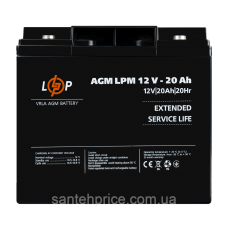 Акумулятор AGM LPM 12V-20 Ah під болт М5