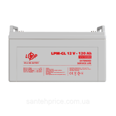 Акумулятор гелевий LPM-GL 12V - 120 Ah