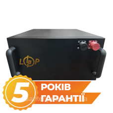 Акумулятор LP LiFePO4 51,2V - 100 Ah (5120Wh) (BMS 100A/50А) метал Smart BT