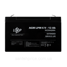 Акумулятор AGM LPM 6V - 12 Ah