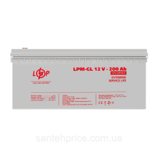 Акумулятор гелевий LPM-GL 12V - 200 Ah