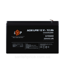 Акумулятор AGM LPM 12V - 12 Ah
