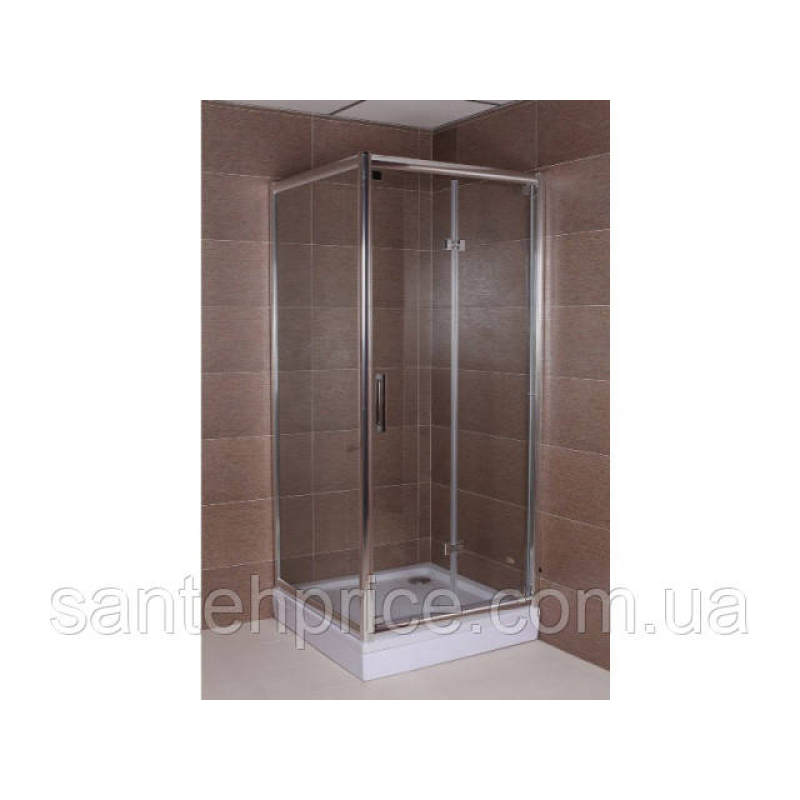 Куточок для душу квадрат BI-FOLD (800*800*1900), BF8080Q (Tr)
