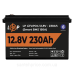Акумулятор LP LiFePO4 12V (12,8V) - 230 Ah (2944Wh) (Smart BMS 150А) з BT пластик