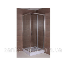 Куточок для душу квадрат BI-FOLD (900*900*1900), BF9090Q (Tr)