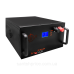 Акумулятор LP LiFePO4 51,2V - 100 Ah (5120Wh) (BMS 200A/100А) з LCD метал Smart RM RS485/CAN
