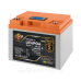 Акумулятор LP LiFePO4 12,8V - 50 Ah (640Wh) (BMS 80А/50A) пластик LCD Smart BT