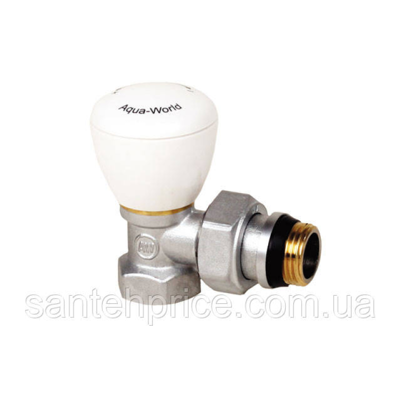 Кран радіаторний 1/2 AW-PREMIUM регул. кутовий (GIACOMINI) (225 г) 8*96