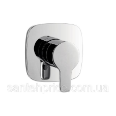 MODERN кран перемикач прихованого монтажу 1 вхід/3 виходи + СТОП Хром Md9905-663 1*6