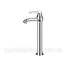 ART DECO змішувач для умивальника великий Хром Ad9808B-D76 1*8