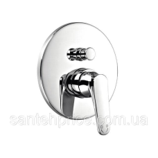 ART DECO змішувач прихованого монтажу 2 виходи Хром Ad2037-D78 1*8
