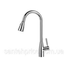 KITCHEN Змішувач для кухні з 2 функц витяжним виливом Kt8782-D22 1*6
