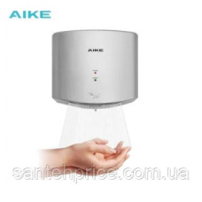 Сушка для рук ТУРБО AIKE в пласт. корпусі 1400WT сіра AK2630 SILVER