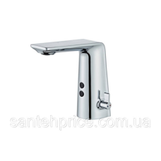 Смеситель для умывальника SN 190  с регулятором та блоком живлення AC-DC SENSOR