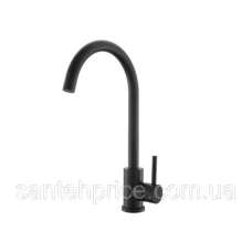 BLACK MOON Змішувач для кухні U SUS304 ЧEРНИЙ МАТ BM 7088