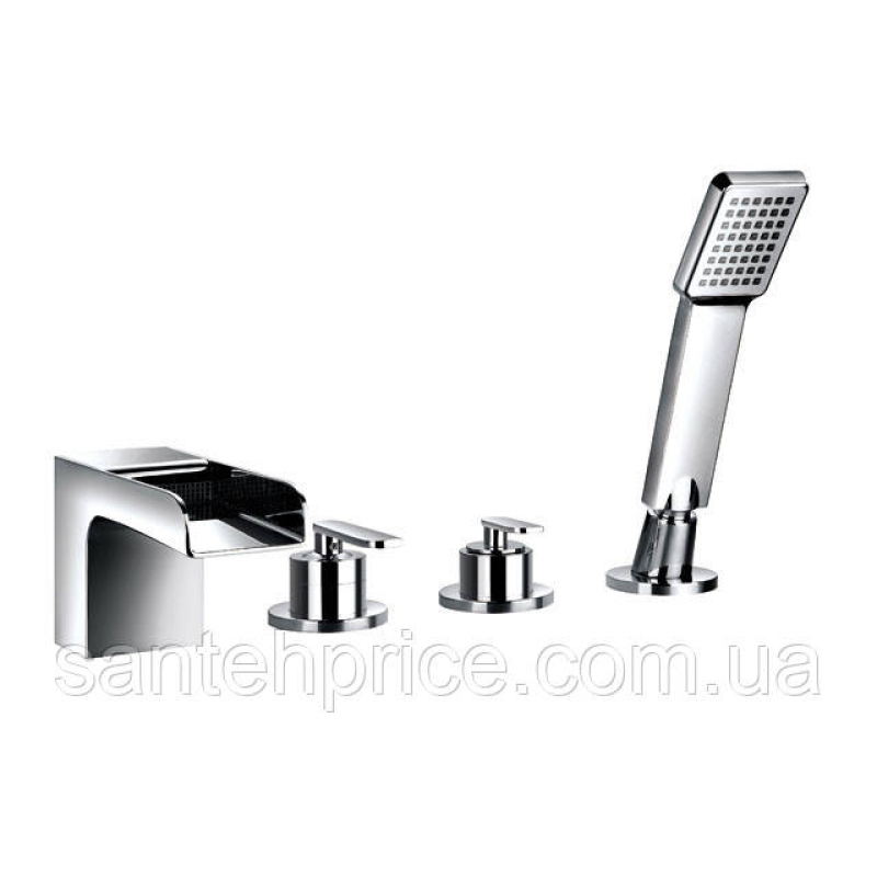 CASCADE змішувач для ванни бортовий Хром Cd8165-D68 1*4