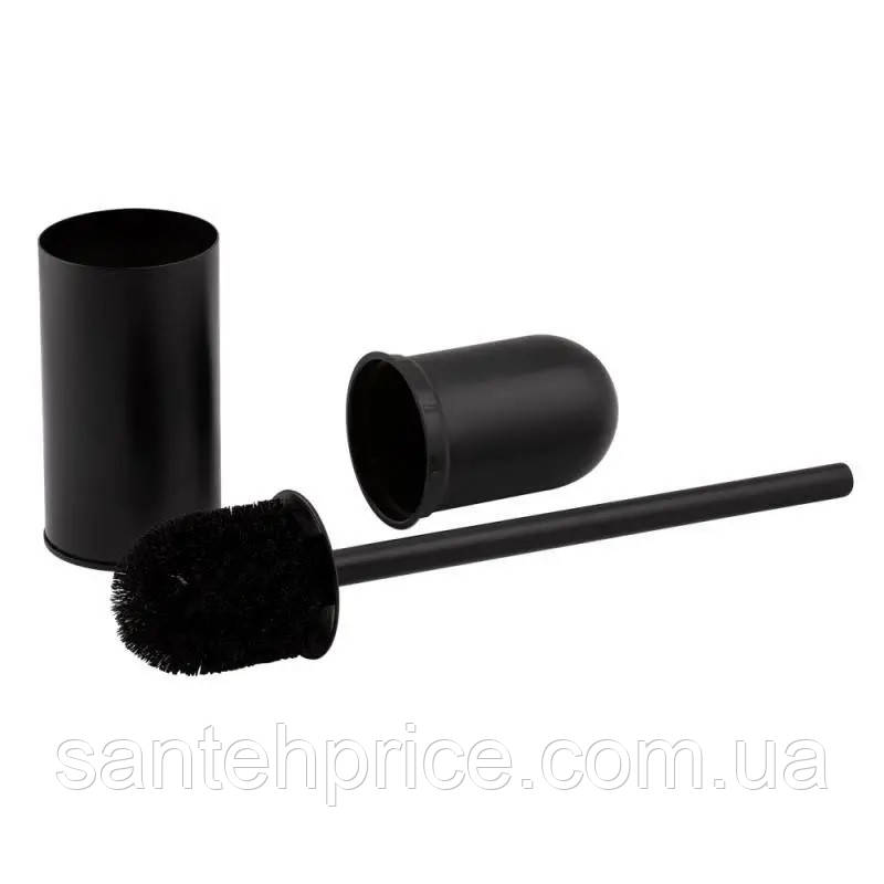 Єрш для унітаза підлоговий/настінний FL6022B ЧОРНИЙ МАТ