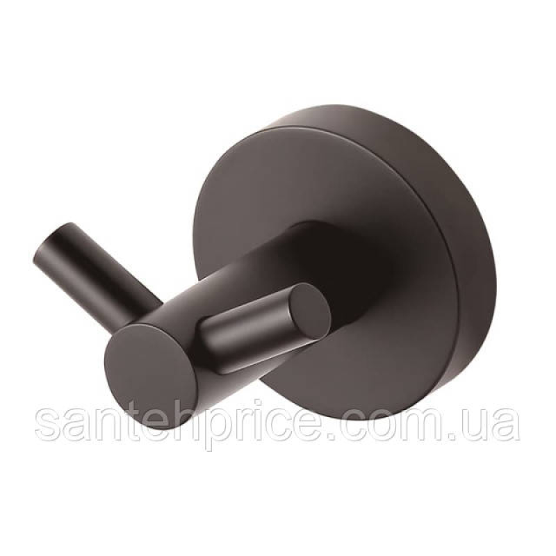 Гачок подвійний FL01 ЧОРНИЙ МАТ