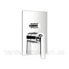 CASCADE змішувач прихованого монтажу 2 входа + 2 виходи Хром Cd2037E-D68 1*6