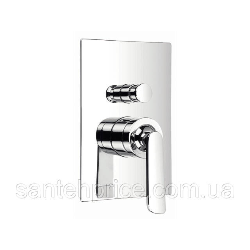 CASCADE змішувач прихованого монтажу 2 входа + 2 виходи Хром Cd2037E-D68 1*6