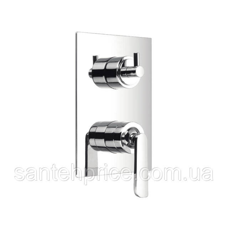 CASCADE змішувач прихованого монтажу 2 входа + 3 виходи Хром Cd9903-D68 1*6
