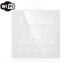 Термостат кімнатний Tuya для електричної теплої підлоги Wifi (16A)  White
