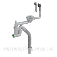 Сифон для кухонної мийки PREVEX Smartloc 114 мм 40/50 мм (41K13929)
