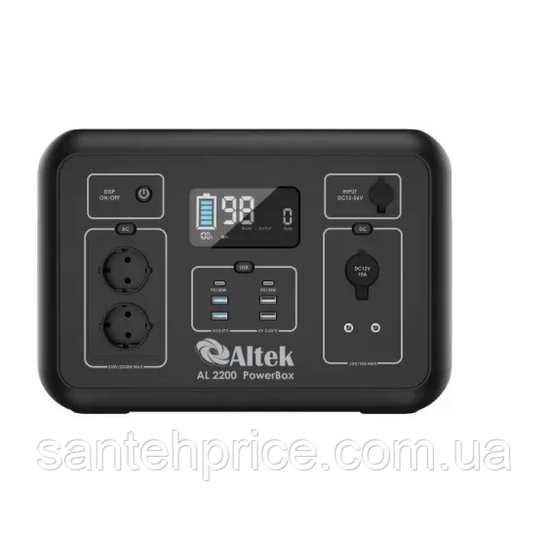 Портативна зарядна станція ALTEK PowerBox AL 2200 (2131 Вт·час