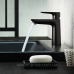Змішувач Talis E 110 для умивальника з донним клапаном pop-up, Brushed Black