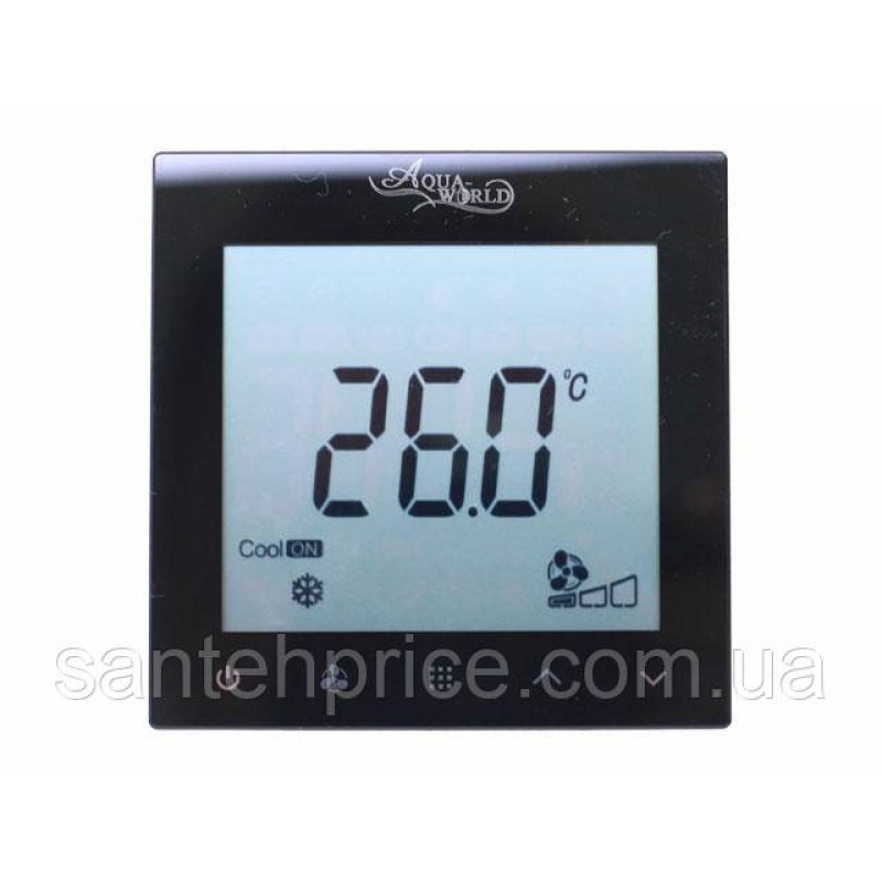 Термостат для фанкойла кімнатний THERMO PRO GLASS Термостат для фанкойла кімнатний THERMO PRO GLASS