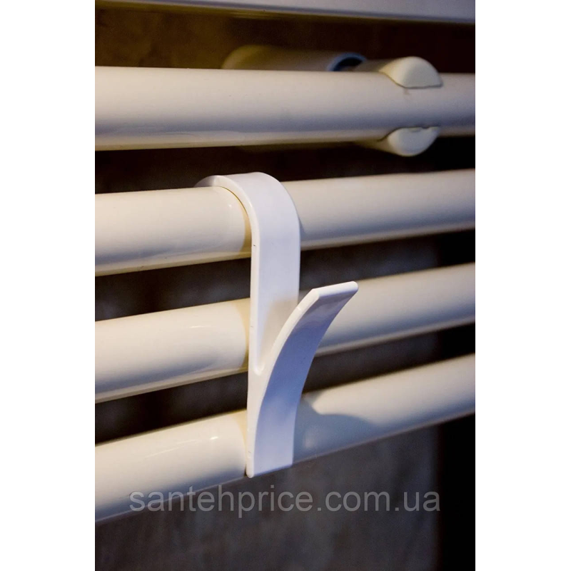 Гачок на рушникосушку AWK-01100w 10X2.5X7cm білий