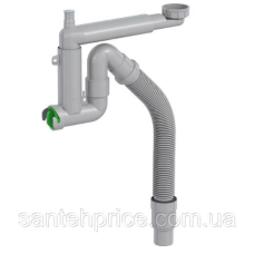 Сифон для кухонної мийки PREVEX Smartloc 114 мм 40/50 мм (41K13929)