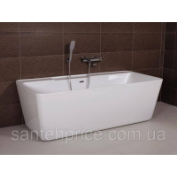 Ванна акрилова, прямокутна пристінної / острівної установки з переливом 1810*810*600 HN527