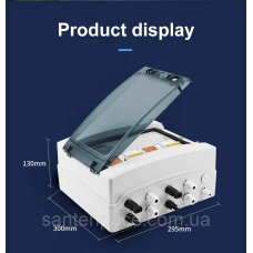 Щит защиты DC для автономных солнечных электростанций TOMZN 63A DC 600V MCB